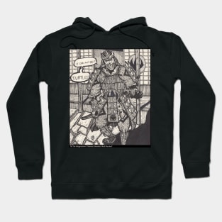 Samurai Shredder "Shell Shocked" B&W Hoodie